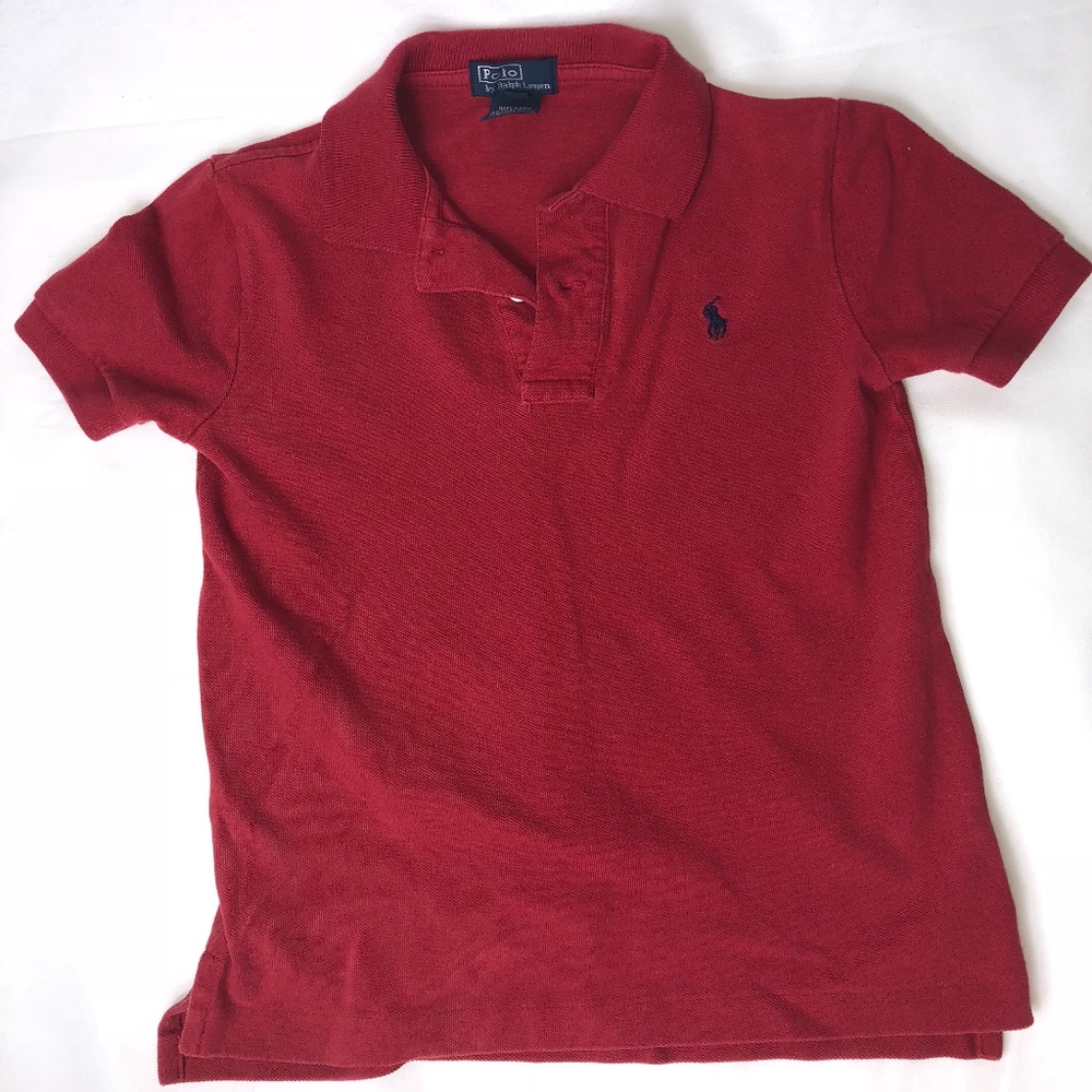 Polo Ralph Lauren Boys Red Polo size 5